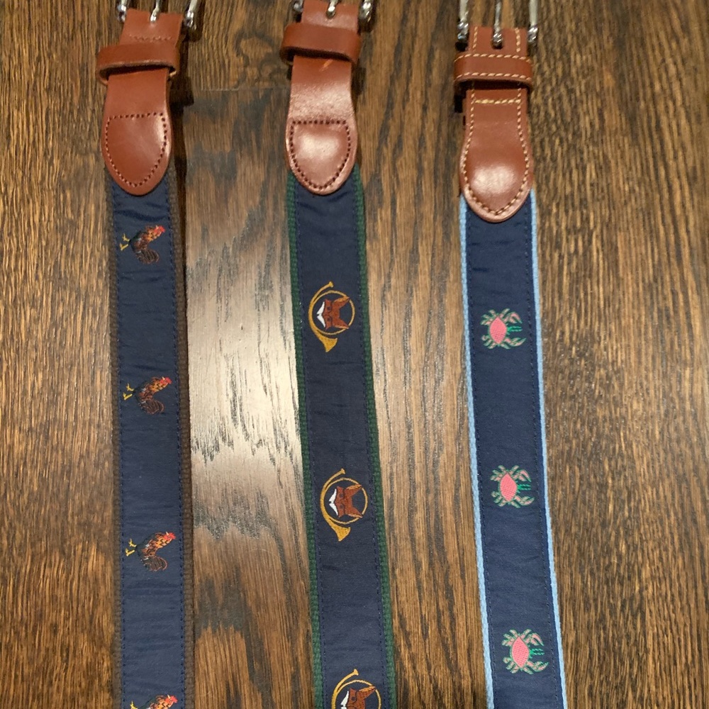 Three men’s belts